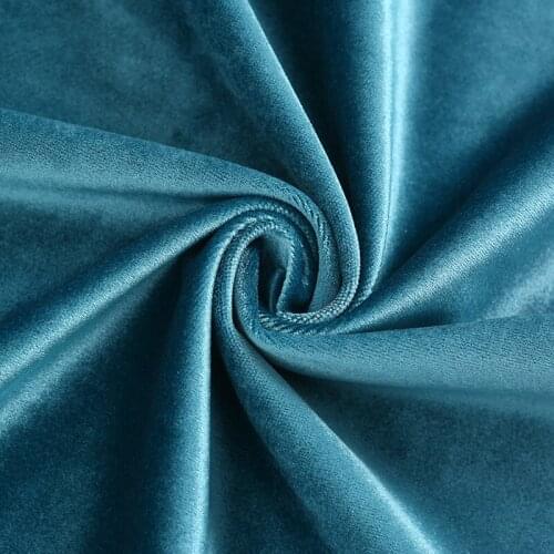 Super Soft Crystal Ice Velvet Curtains for Living Room Bedroom High-end Nordic Bright Silk Blackout Velvet Curtain Pillow Custom