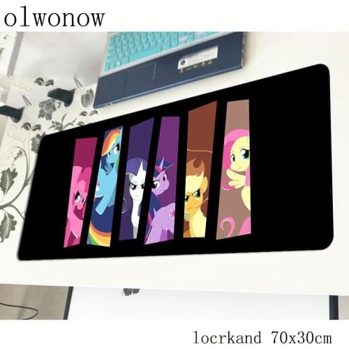 My little pony mouse pad gamer thick 700x300x2mm notbook mouse mat gaming mousepad large locked edge pad mouse PC desk padmouse