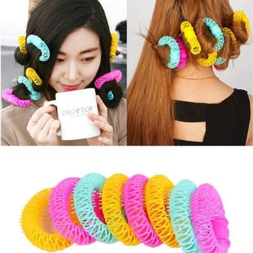 Magic Hair Donuts Hair Rollers Hair Styling Roller Hairdress Magic Bendy Curler Spiral Curls DIY Tool for Woman Hair Tools