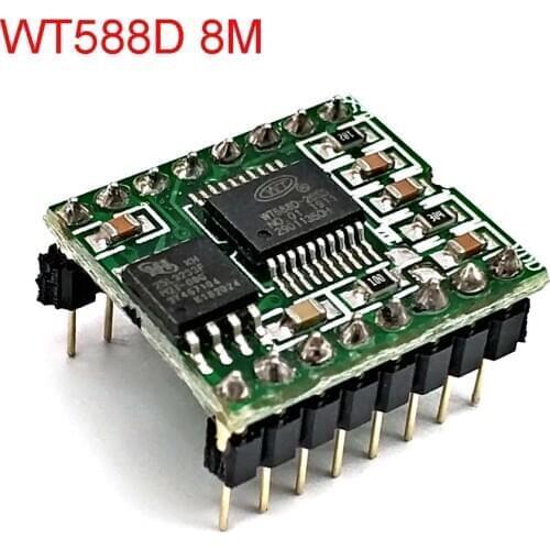 High-quality WT588D-16p 8M Voice Module Sound Modue Audio Player for Arduino