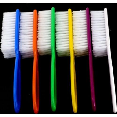 1PC Professional Nail Art Cleaning Brush Manicure Polish Gel Accessory Plastic Handle File Manicure Pedicure Tool Dust Cleaning