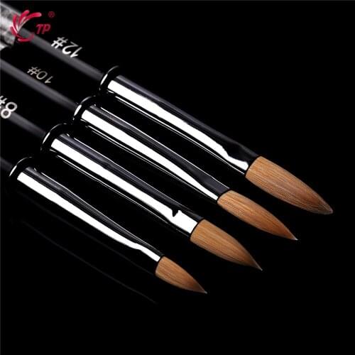 1PC Nail Brush Pen Nail Art Acrylic UV Gel Extension Builder Flower Painting Pen Brush Nylon Hair Spatula Stick Manicure Tool
