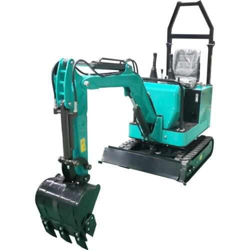 360 Degree 1 Ton MIni Excavator Small Digger For Garden Used With Foldable Rollover Protective Structure