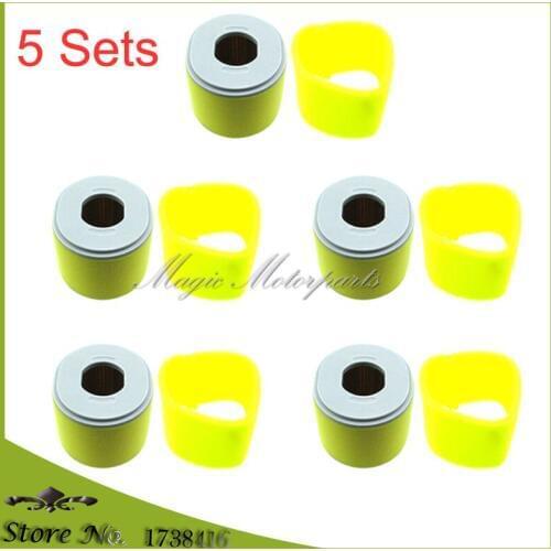 5 pcs Air Filters & 5 pcs Pre-Filters For Honda 17210-ZE2-515 GX240 GX270 17210-ZE2-505 17210-ZE2-822 OEM