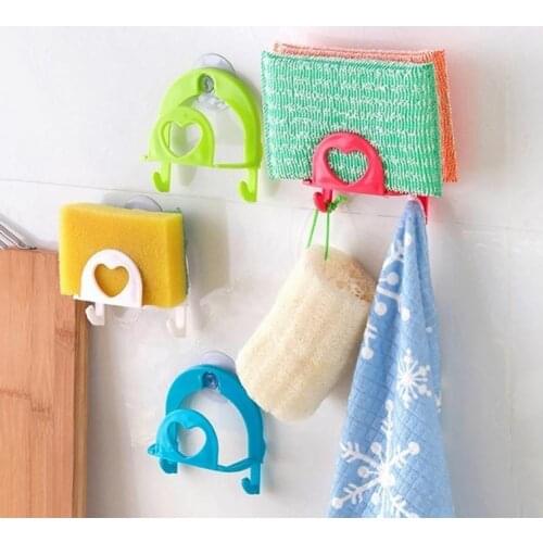 50%HOTWall-mounted Cup Soap Towel Hanger Kitchen Bathroom Storage Rack Holder