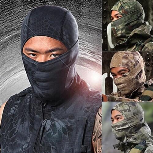 9 Colors Camouflage Tight Hunting Outdoor Military Motorcycle Ski Cycling Full Face Mask Multicam CP