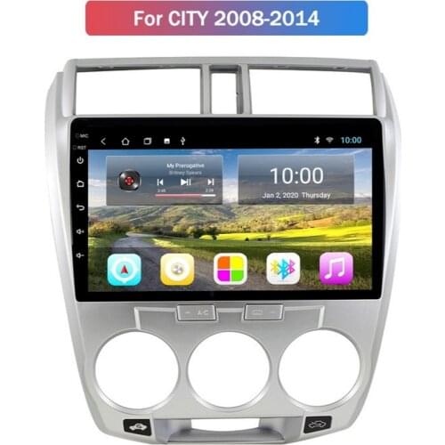 DSP Android System Car GPS Nagavition forHONDA CITY 2008-2014 with Radio RDS BT Mirror-Link Wifi Aux Head Unit Wifi 4G AHD DSP