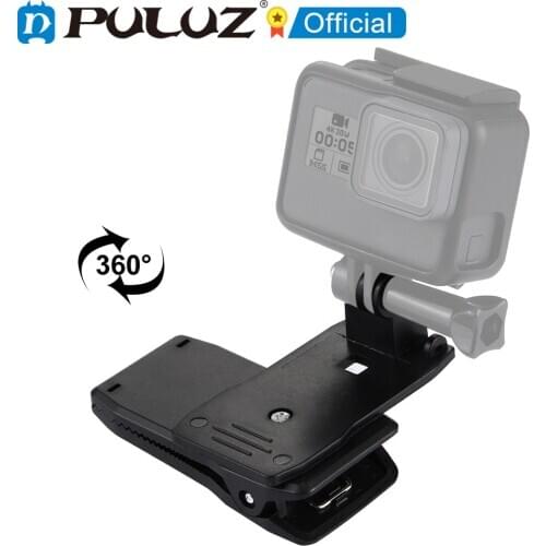 PULUZ Camera Quick Release Clamp Mount for GoPro HERO 9 Black / HERO8 Black /HERO7 /6 /5 DJI Osmo Action Clip Camera Accessories
