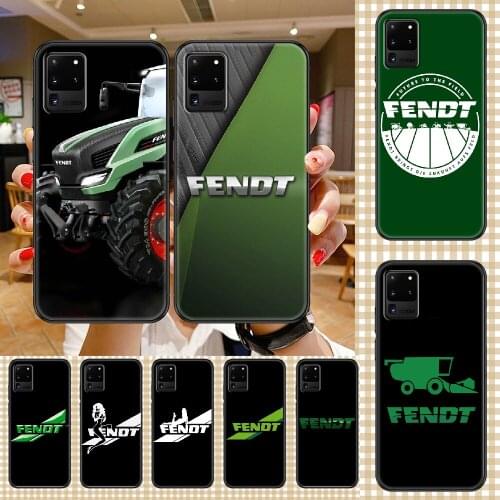 Fendt tractor logo Phone case For Samsung Galaxy Note 4 8 9 10 20 S8 S9 S10 S10E S20 Plus UITRA Ultra black trend hoesjes 3D