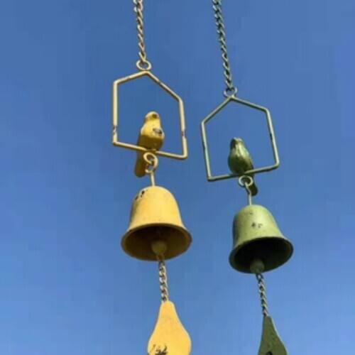 Kids Metal Hanging Wind Chimes Outdoor Garden Country Babyroom Wind Chimes Campanas De Viento Living Room Decoration EA60FL