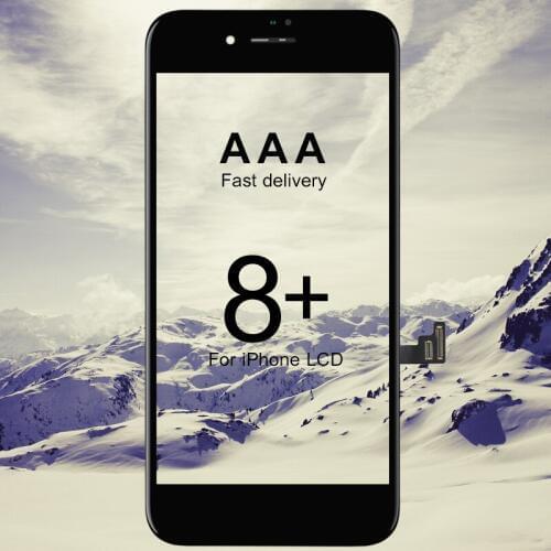 TeleGym 5pcs For iPhone 8 Plus LCD Display AAA quality Module touch screen digitizer replacement glass clone phone lcd screen