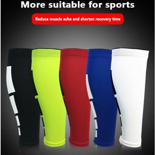Long Elastic Compression Sleeves Leg Cuffs Pressure Bandage Support Joint Pain Squat Basketball