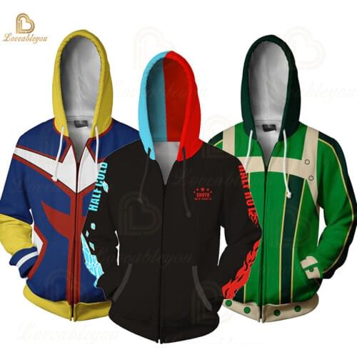 Academia Hoodie Sweatshirt Costume Halloween Hoodie for Girls Boys Academia Cosplay Womens Hoodies Pullover