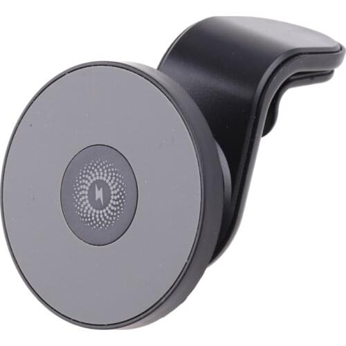 Magnetic Wireless Car Charger Air Vent Outlet Mount Compatible with Phone 12 Series Magnetic Attachment Easy to Install