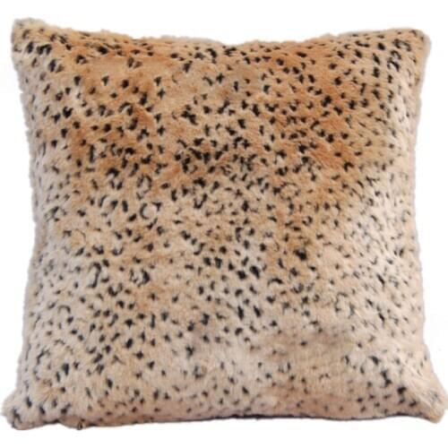 Nordic Style Pillowcase Leopard Print Double-Sided Pillow Sofa Pillow Cushion with Core 45/50/60 Can be Customized
