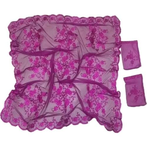 PartiPanKına Cover Gloved Set Fuchsia wedding bride mariage хна henna