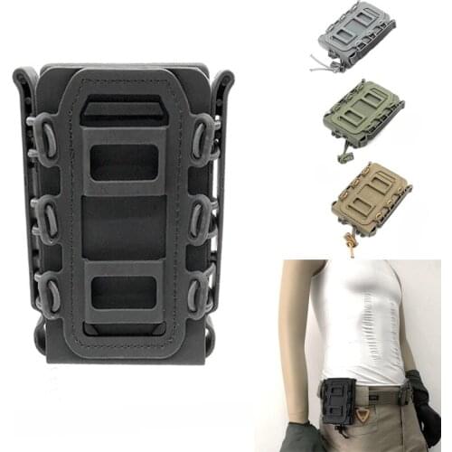 Tactical Gear 5.56mm / 7.62mm Molle Magazine Pouch Soft Shell Cartridge Pouch Hunting Airsoft Military Accessories Bag