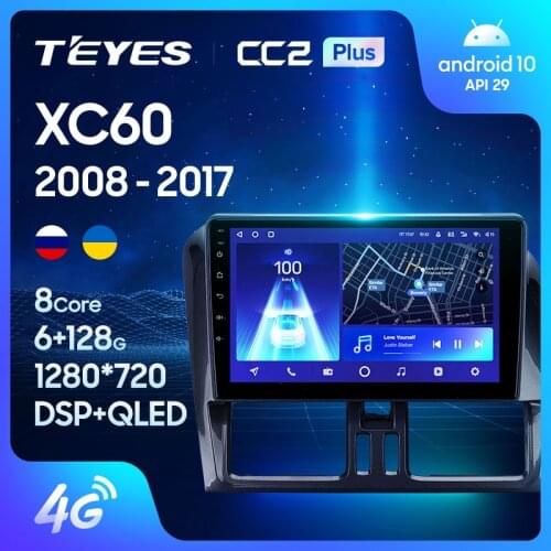 TEYES CC2L CC2 Plus For Volvo XC60 I 1 2008 - 2017 Car Radio Multimedia Video Player Navigation GPS Android No 2din 2 din dvd