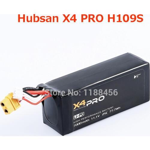 In Stock) 11.1V 7000mAh Battery for Hubsan X4 PRO H109S Battery RC Drone Spare Parts Accessories