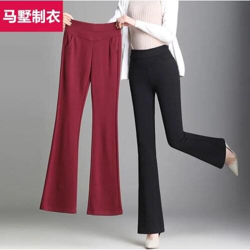 Women Pants Lings Outer Wear Spring High Waist Black Skinny Pants Trousers Elastic Waist Pants Mom Pants Pantalones De Mujer
