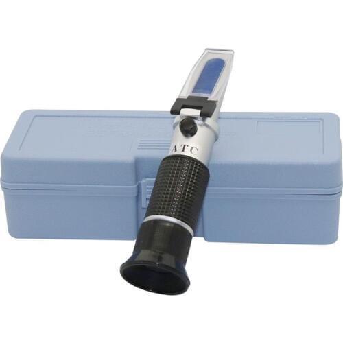 1 Set 0~20% Milk Concentration Handheld Refractometer Automatic Temperate Compensation Tester Farm Animal Feeding Supplies