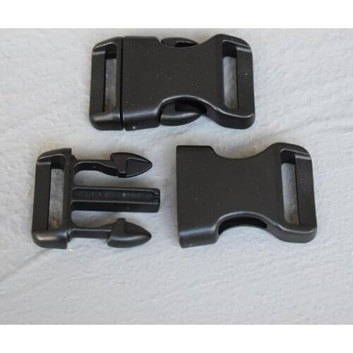 20 Pcs 20mm Bag Strap Quick Side Release Buckle Purse Luggage Outdoor Backpack Webbing Belt Clip Clasp Parts Leather Craft DIY