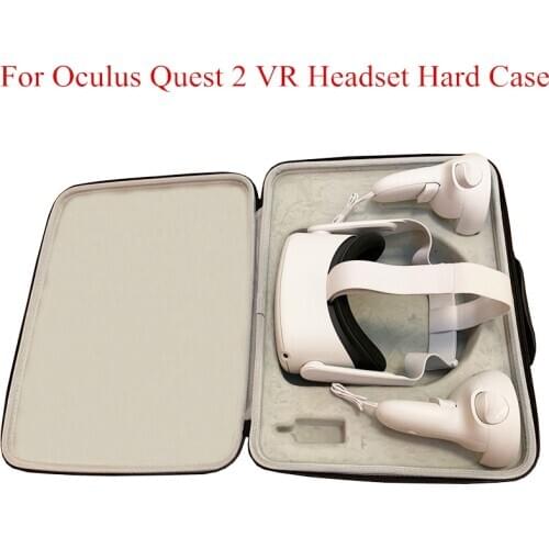 2020 Newest Hard EVA Travel Protect Box Storage Bag Carrying Cover Case for Oculus Quest 2 VR Gaming Headset and Accessories