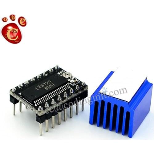 LV8729 3D printer motherboard accessories stepper motor driver 128 high subdivision module feed heat sink LV8729