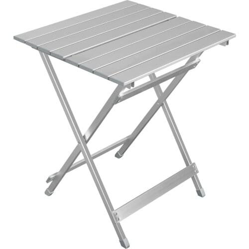 Aluminum Folding Camping Table Balcony Side Table Ultra-light Foldable Desk Foldable Picnic Table for Garden Indoor Outdoor