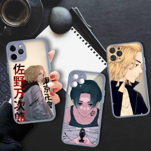 Anime Tokyo Revengers Manjiro Sano Phone Case Bumper Shockproof Trasparent For iPhone 11 12 Pro Max Mini XR X XS 7 8 Plus Cover