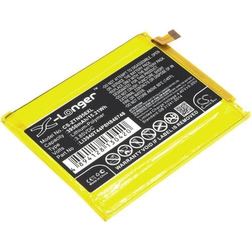 CS 3950mAh / 15.21Wh battery for ZTE Blade Max 3, Z986U Li3940T44P8H846748