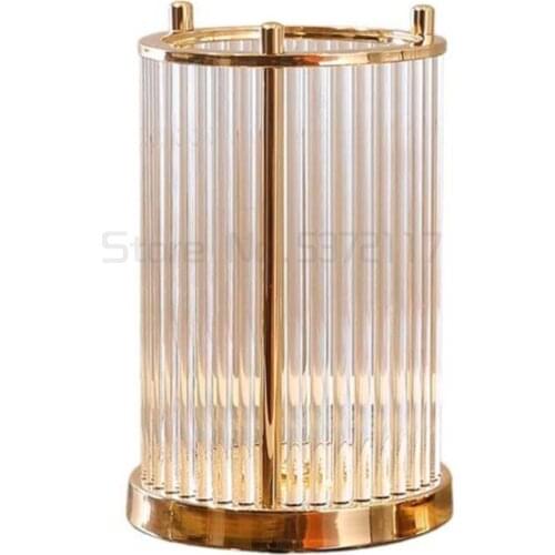 Vase Decoration living room flower arrangement crystal glass TV cabinet flower art dry flower table decoration