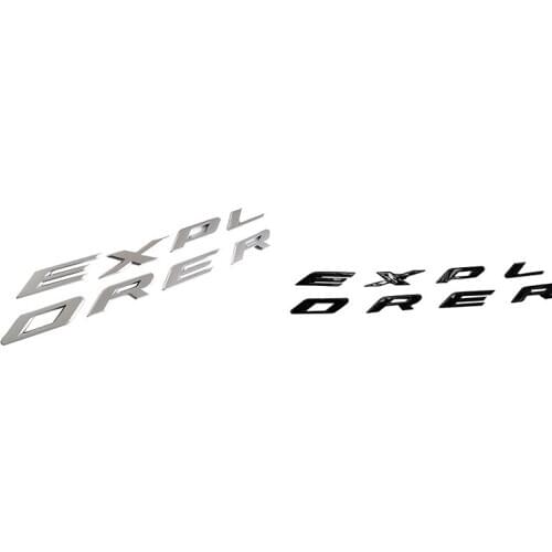 Explorer Car Emblem Front Hood Emblem 3D Letters Explorer Sticker Fit for Ford 2011-2019 Explorer