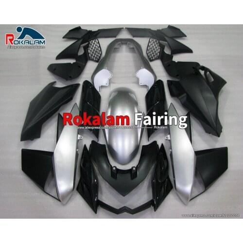 For Kawasaki Z1000 2010 2011 2012 2013 Z-1000 10 11 12 13 Silver Black Motorcycle Fairing Kit (Injection Molding)