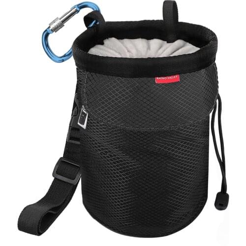 Magnesia Sack Rock Climbing Chalk Bag Waterproof Pocket for Weight Lifting Outdoor Bouldering Magnesia Pouch Climbing Equipment