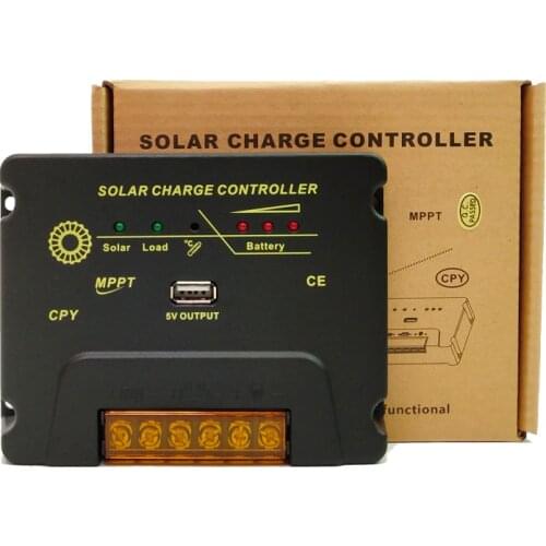 MPPT 20A 10A Solar PV Charge Regulators 12V 24V auto CPY-2420 CPY-2410 MPPT Solar Charger Controller for solar power system use