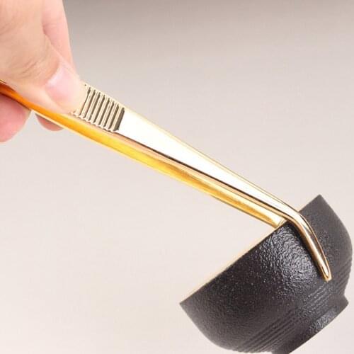 Pure Copper Tea Tweezer/Clip/Sticks Gongfu Tea Utensil Set Accessories Ceremony Teaware 22.5cm Long