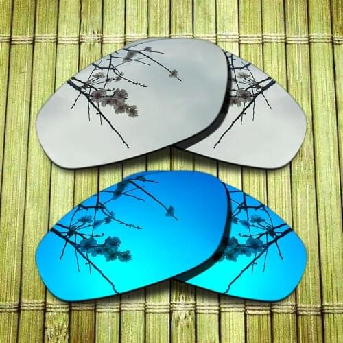 Polarized Replacement Lense For-Oakley Whisker Sunglasses Frame - Chrome & Blue Combine Options