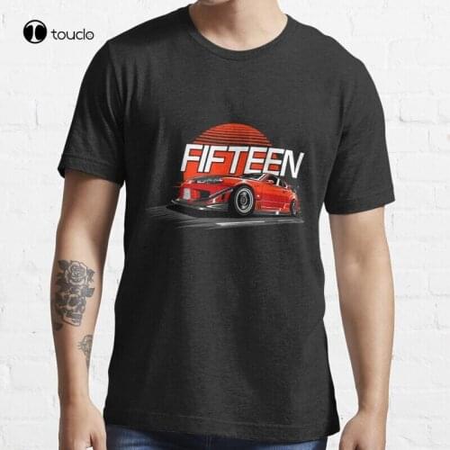 Silvia S15 "Fifteen" Jdm Drift Turbo Auto T-Shirt Cotton Tee Shirt