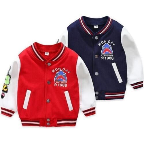 Emmababy Free Shipping 2-7Years Autumn Winter Kid Boys Girls Letter Sport Jacekt Baseball Coat