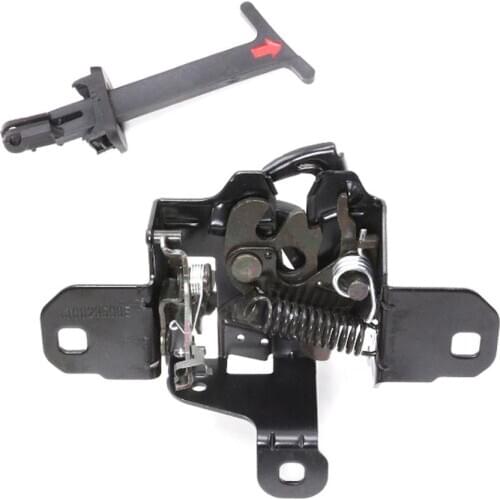 Hood Latch Lock for VW Jetta MK4 1999-2006 Golf GTI 1999-2005 (All MK IV) With Release Pull Latch Handle Tab 1J0823509