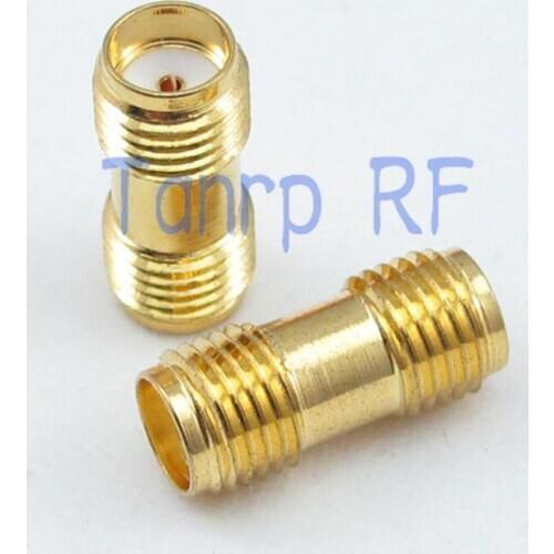 10PCS/LOTS SMA female jack to SMA female jack straight RF coaxial connector adapter cable