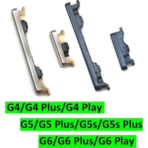 20PCS Power Button + Volume Side Key Button Flex Cable Replacement Parts For Moto G6 Play G4 G5 G5S G6 Plus