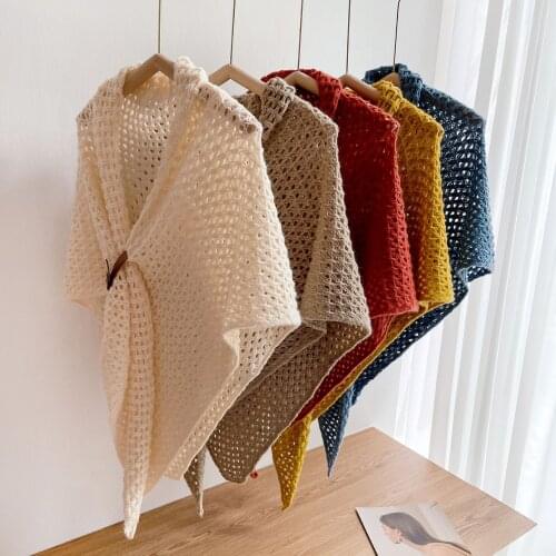 2021 Warm Pashmina Thick Blanket Buttons Women Scarves Shawls Wraps Winter Cashmere Scarf Bufanda Hijab Echarpe Foulard Bandana