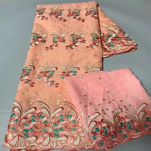 5+2 Y SSwiss lace fabric 2021 Dubai heavy beaded embroidery African lace fabrics 100% cotton Swiss voile lace in Switzerland