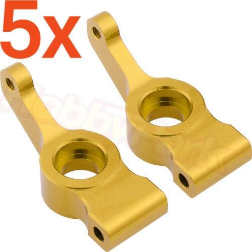 5 Pairs Aluminum Rear Hub Carrier For 1:10 Electric Himoto E10XT E10XTL E10MT E10MTL E10XB E10XBL Replacement of 31005 33002G