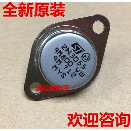 Gold sealed power triode 2N3055 transistor TO-3 new genuine imported from stock