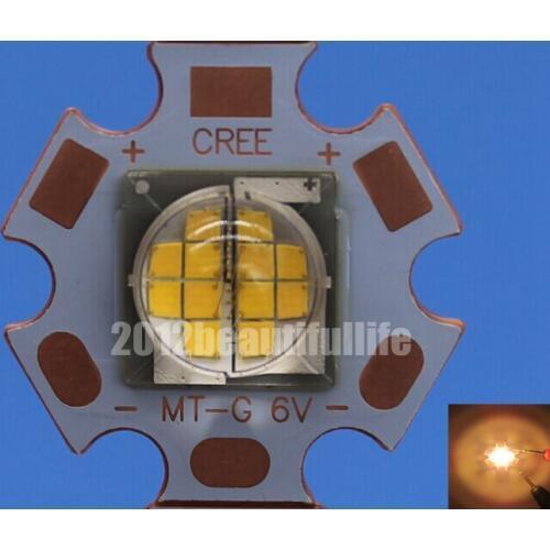 6V CREE MTG MT-G Warm White 2700K 25W High Power Led with 20mm Copper PCB