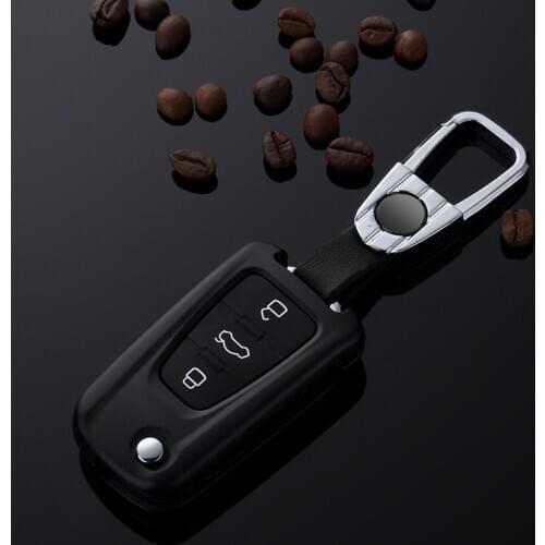 Aluminum Alloy Car Key Cover Case Shell Bag holder Keychain For Roewe MG5 MG7 MG GT GS 350 360 750 W5 RX5 AUTO flip key