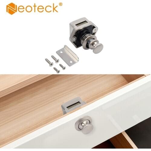 Push Button Lock Drawer Cupboard Door Catch Lock Latch Knob Caravan Mini Lock Top Cupboard Door Knob Camper Drawer Locks
